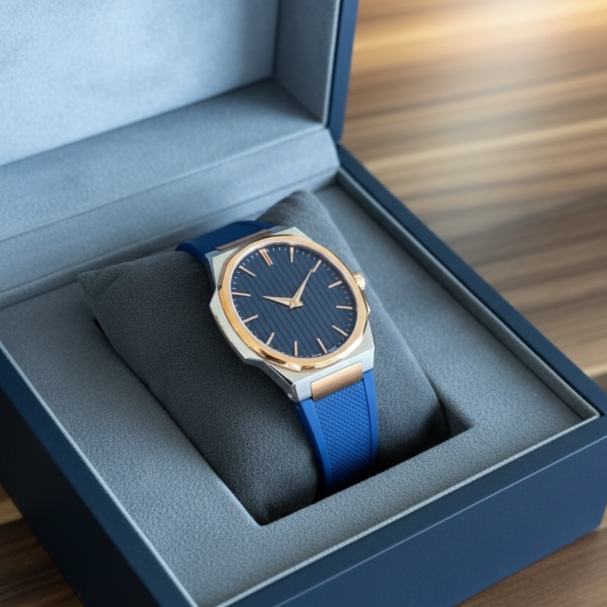 The Monarch Blue Edge Watch